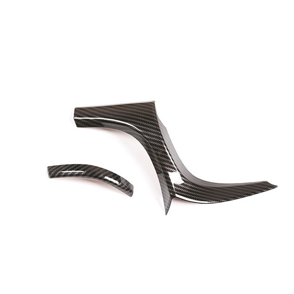 Carbon Fiber ABS Side Air Vent Outlet Cover Trim For T@yota Hilux Revo 2015-2021