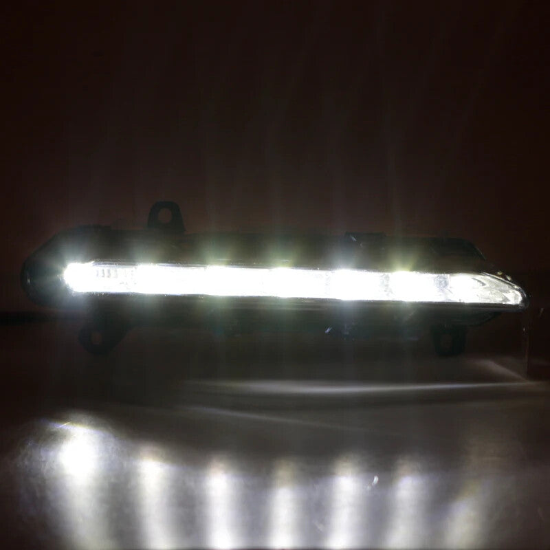 Pair LED DRL Daytime Driving Fog Light for Mercedes-Benz S-Class W221 2009-2013