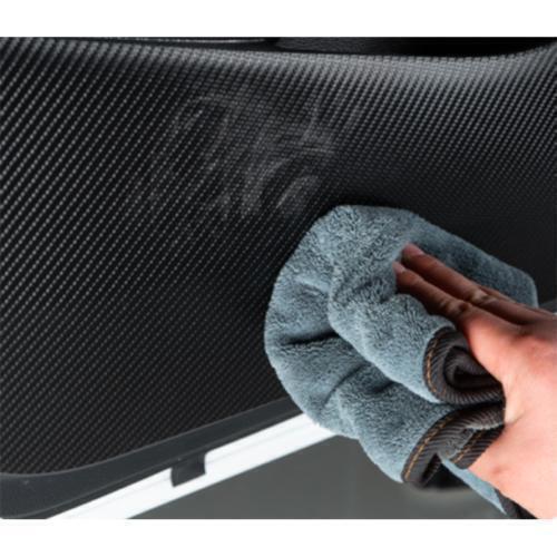 4P for Mazda 6 Sedan 16-17 Carbon Fiber PU Leather Door Anti-Kick Guard Pad Trim