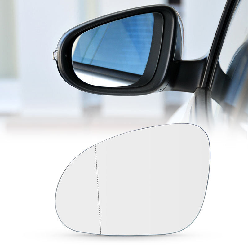 LEFT DRIVER Side Mirror Glass with Heated Plate Fit for VW for GOLF MK5 2004-2008