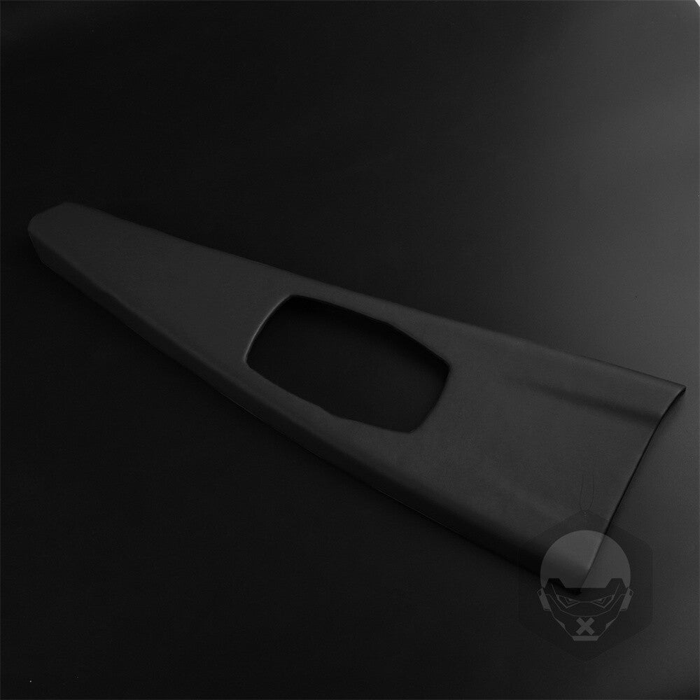 PU Leather Black Gray Multimedia Panel Trim for BMW 3 4 Series 3GT F30 F34 13-19
