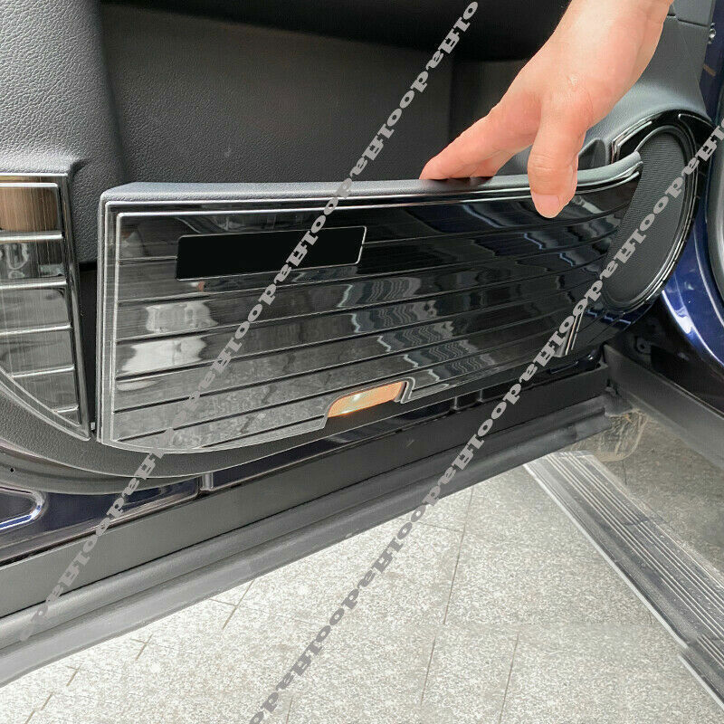 for Lexus RX350 RX450H 2016-2021 Black Steel Door Anti Kick Pad Protective Trims