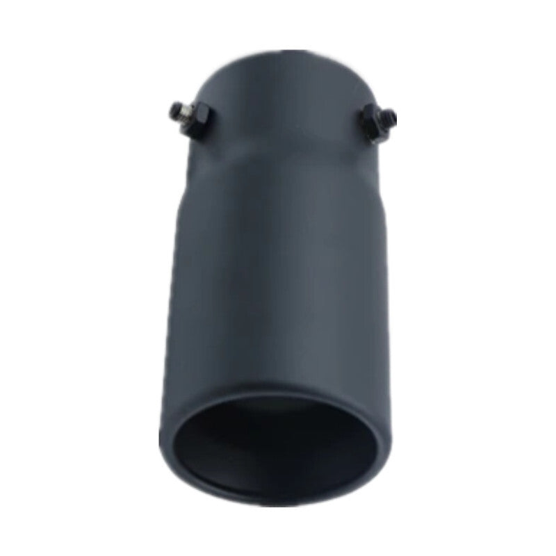 Car Exhaust Tail Muffler Tip Stainless Steel Matte Black Exhaust Tips Pipe Tube