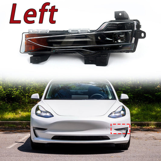 Fog Light Lamp Led DRL Up-Level Left For 2017-2023 for Tesla Model 3 Y