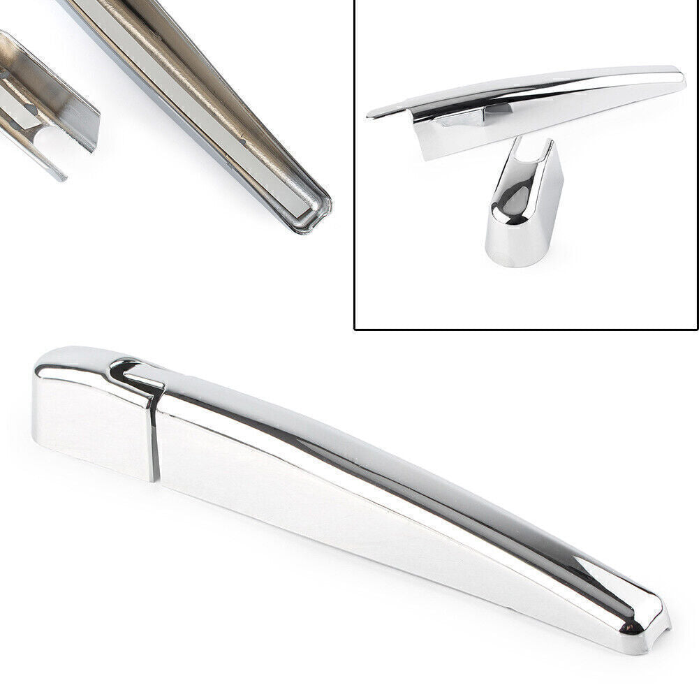 Chrome Rear Window Tail Windshield Wiper Brush Cover Trim Fit for BMW X3 G01 2018