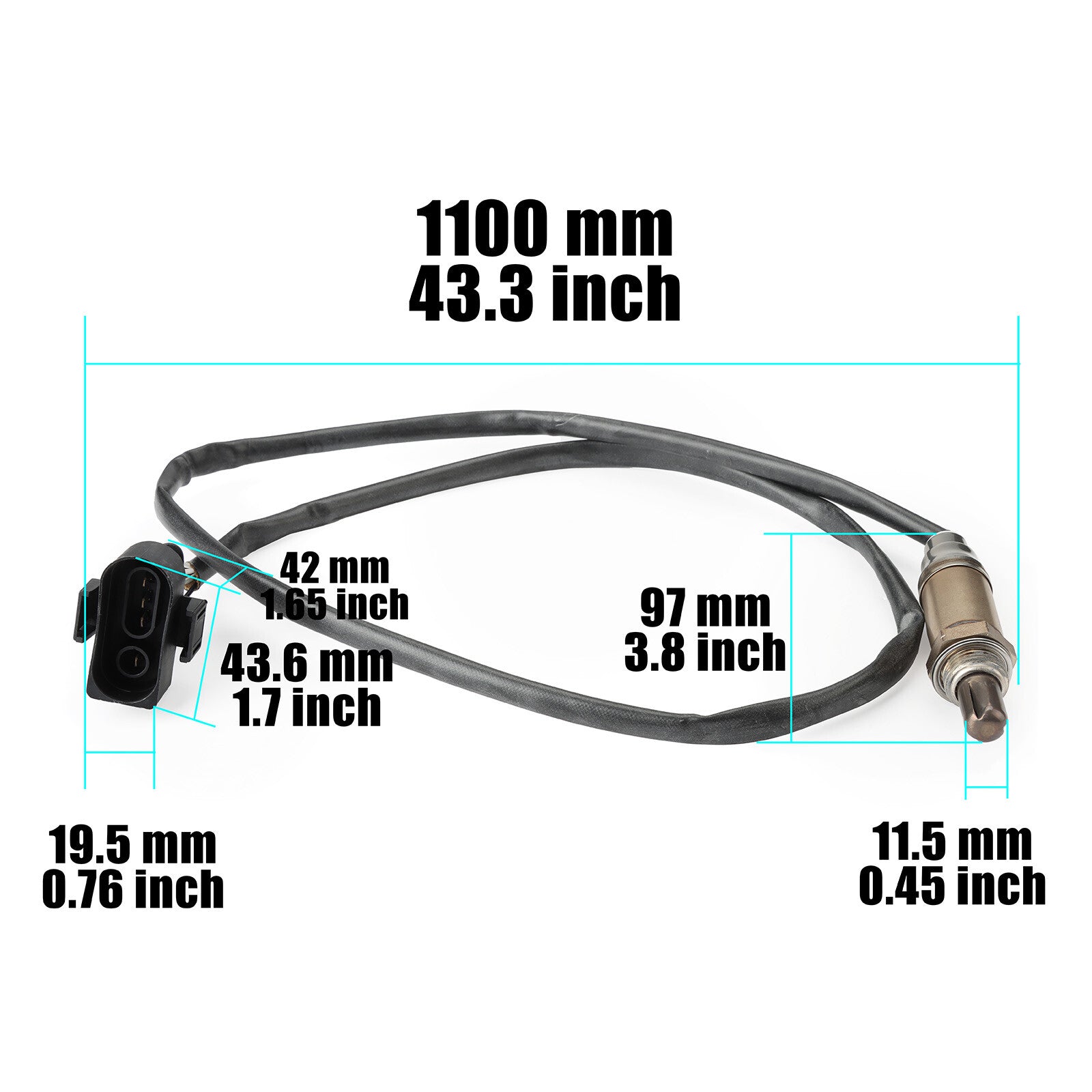 670031348 New oxygen sensor for Maserati Quattroporte Ghibli for Levante downstream