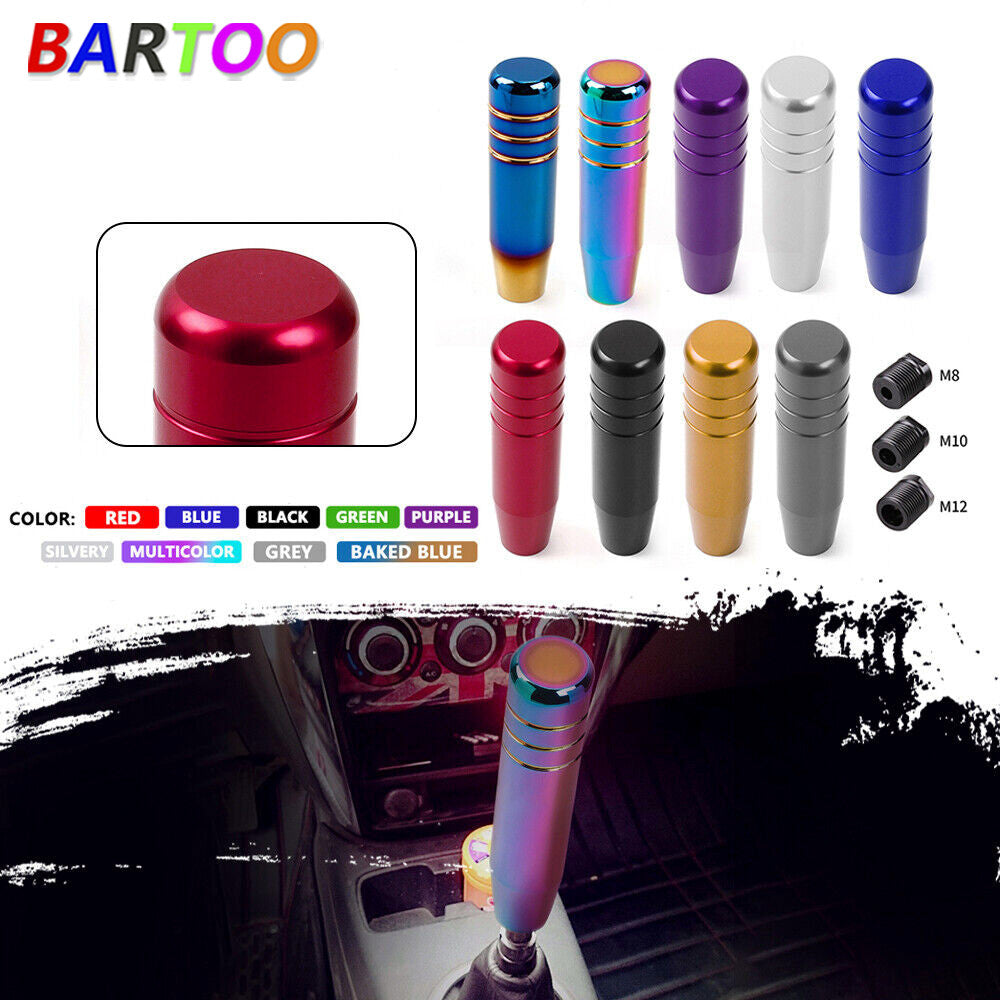 13cm Universal Gear Stick Shift Knob Aluminum Manual Car Auto Shifter Lever