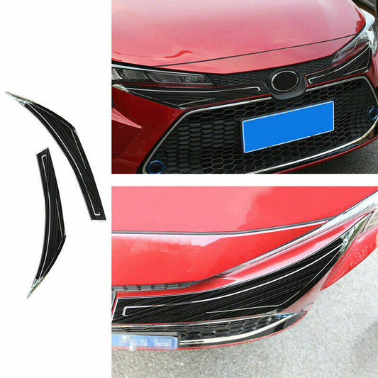 for Toyota for Corolla 2019-2023 [US] Black S.Steel Front Bumper Center Grille Mess