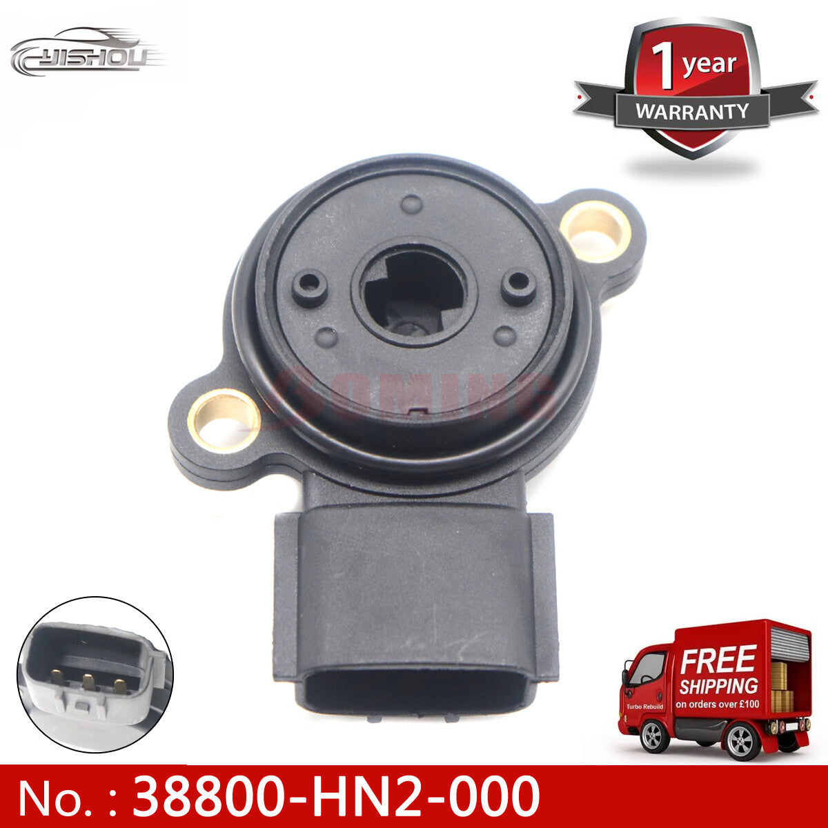 Angle sensor 38800-HN2-000 is suitable for Honda TRX500FA, TRX500FGA, TRX400FA, and TRX400FGA.