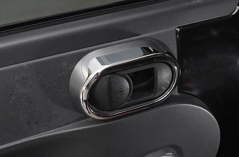 For 2007-2009 2010 for Jeep for Wrangler JK 4DR ABS Chrome Inner Door Handle Cover Trim