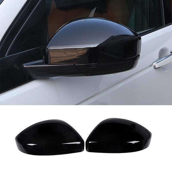 2PC Gloss Black for Range Rover Evoque 2012-2023 Cover Trim Rear View Mirror Cap