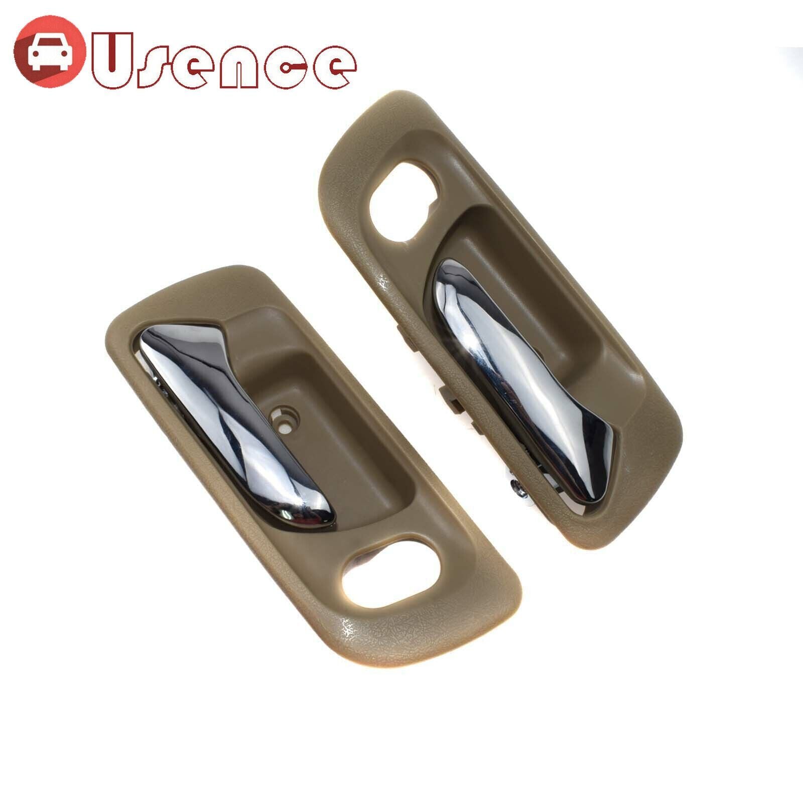 2Pcs Front Left Right Inside Beige Door Handles for Honda Odyssey Accord