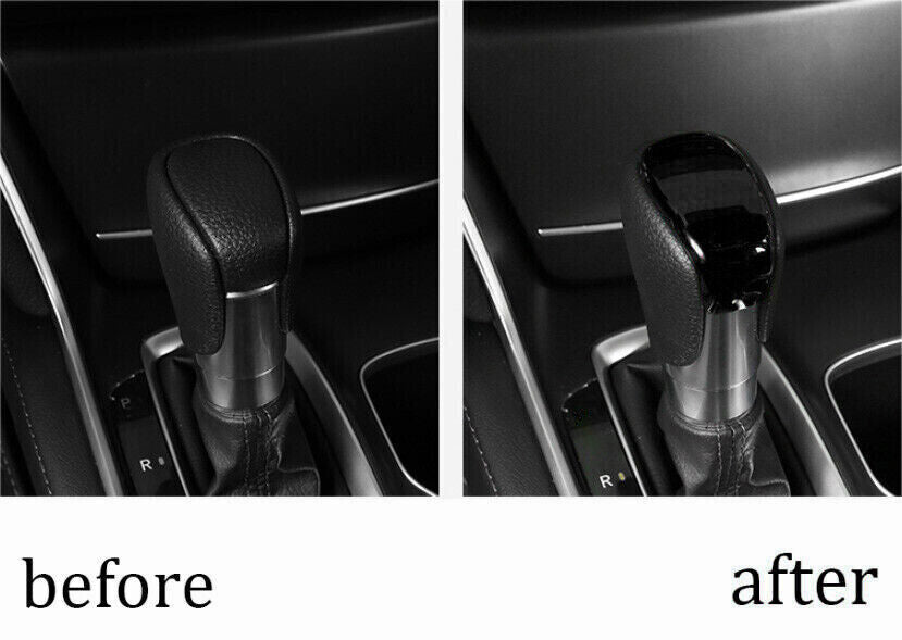 for Honda Accord 10th 18-22 Bright Black Center Gear Shift Lever Knob Cover Trim