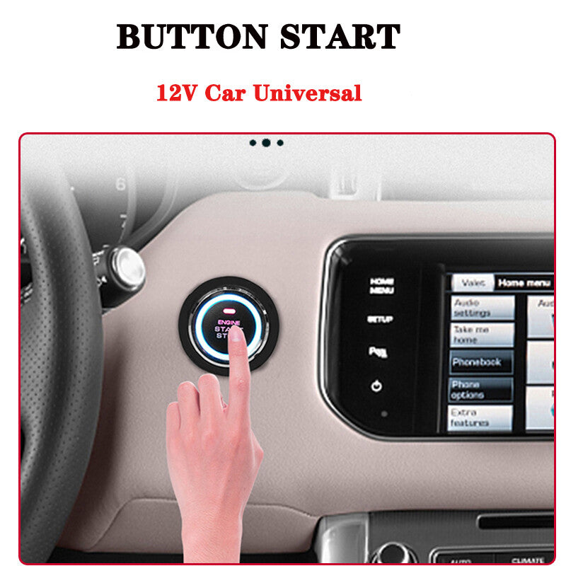Car modification: ignition switch, engine start button, keyless entry to the US.