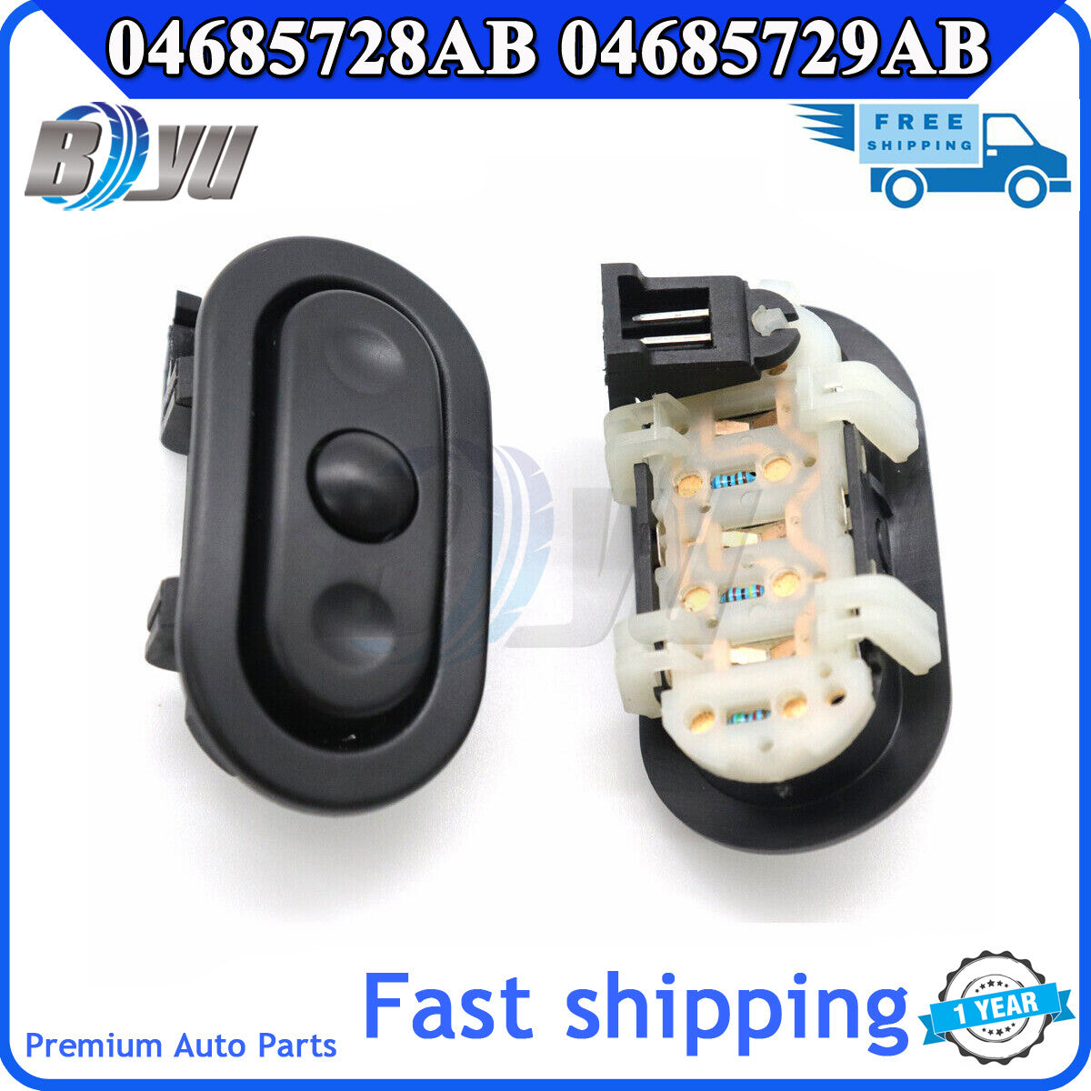 LH right-hand grip pair of steering wheel radio switches for Chrysler for Pacifica for Dodge