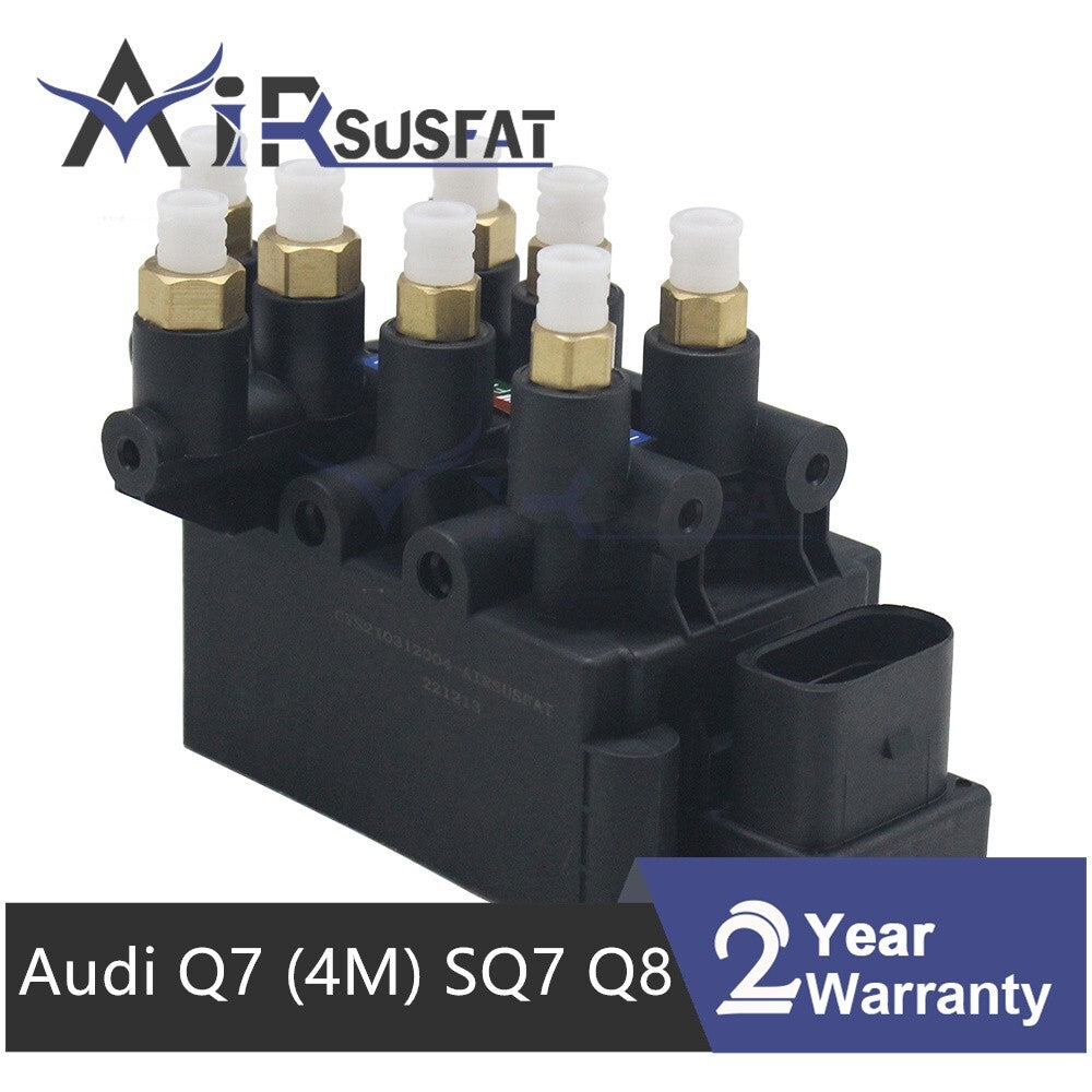 for Audi Q7 (4M) SQ7 Q8 2016-2021 Air Suspension Solenoid Valve Block 4M0616013A