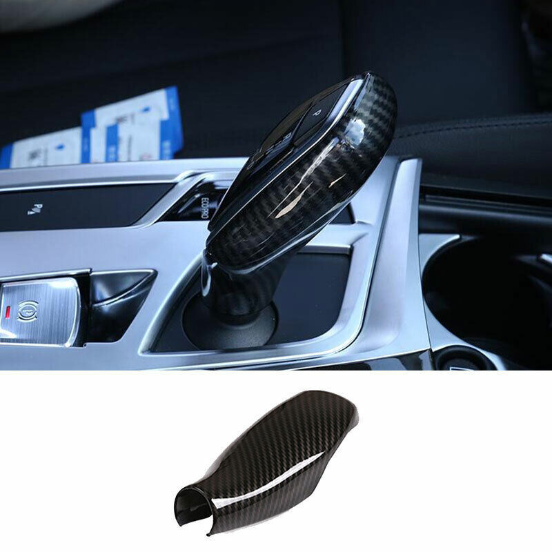 for BMW X3 G01 2018-21 ABS Carbon Fiber Gear Shift Knob Shifter Lever Cover Trim