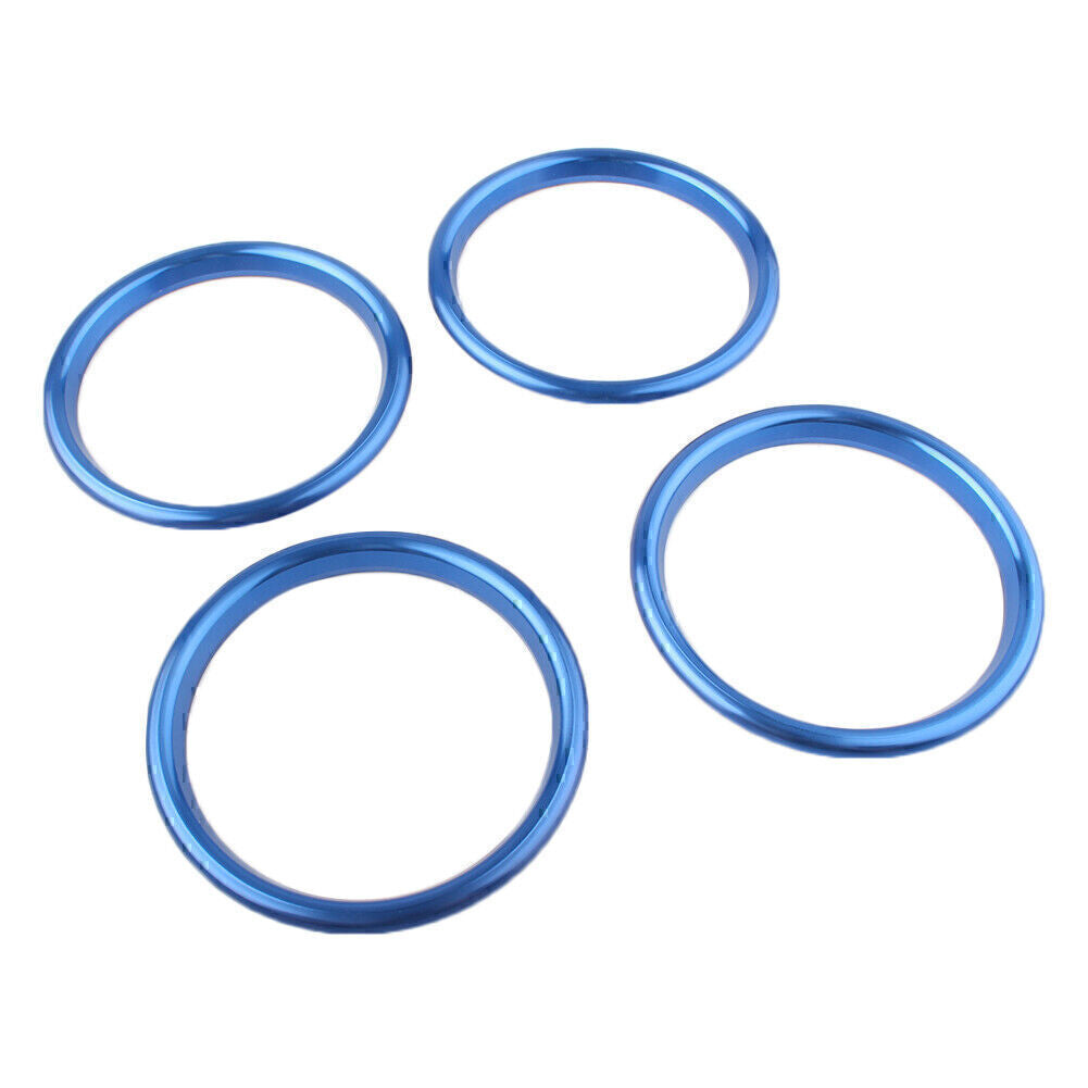Interior Air Vent Outlet Trame Ring Cover Trim Fit for Audi A3 S3 Q2L 8V 12-19 Blue