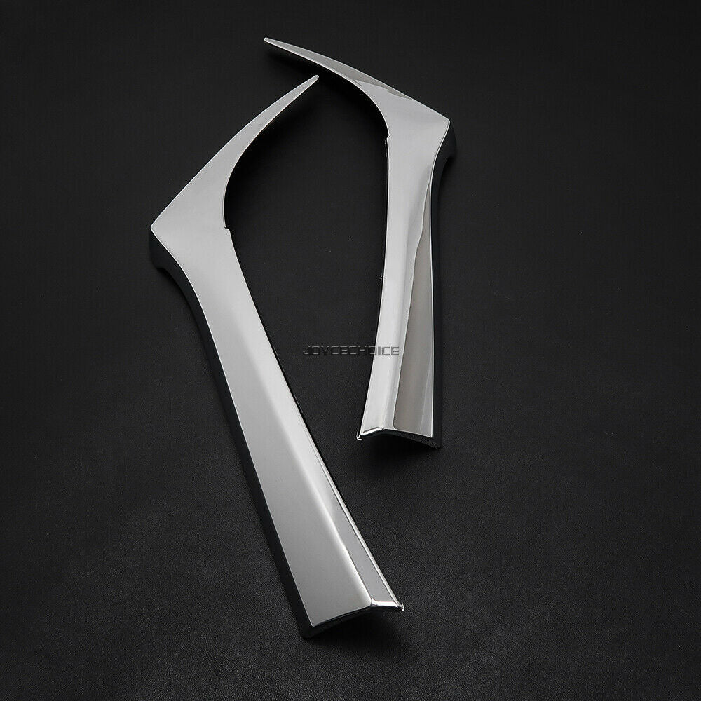 ABS Front Headlight Eyebrow Eyelids Trim for Toyota for Land Cruiser LC200 2016-2021