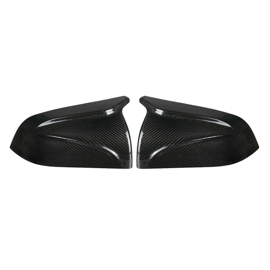 For 2017-2021 for TESLA MODEL 3 Carbon Fiber Side View Mirror Cover Caps Replace AT