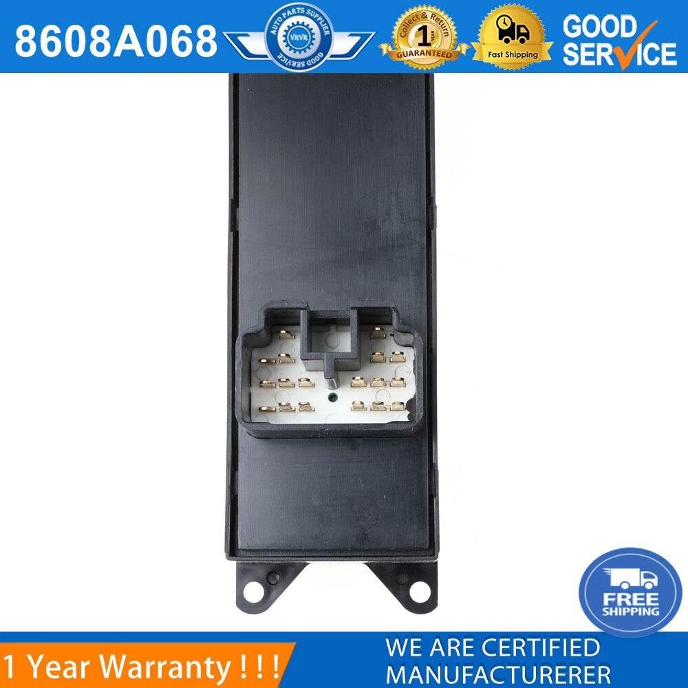 8608A068 Front door power window switch driver side for Mitsubishi Lancer