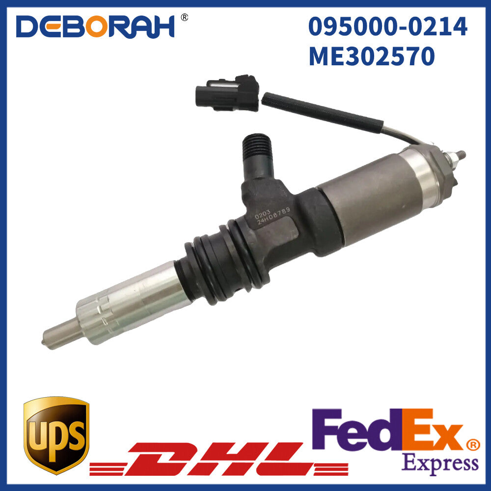 095000-0214 ME302570 Common Rail Diesel Fuel Injector for Mitsubishi 6M60T