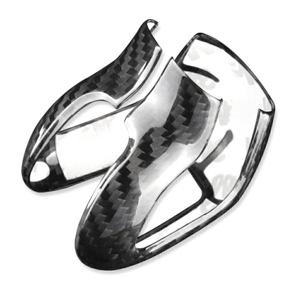Carbon Fiber Car Gear Shift Knob Cover Trim Fit for Volvo XC60 XC90 S60 S90 V60 V90