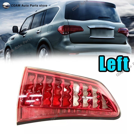 LH taillights, brake lights, and fog lights are suitable for Infiniti QX56 and for Infiniti QX80. (265551LA0B-)