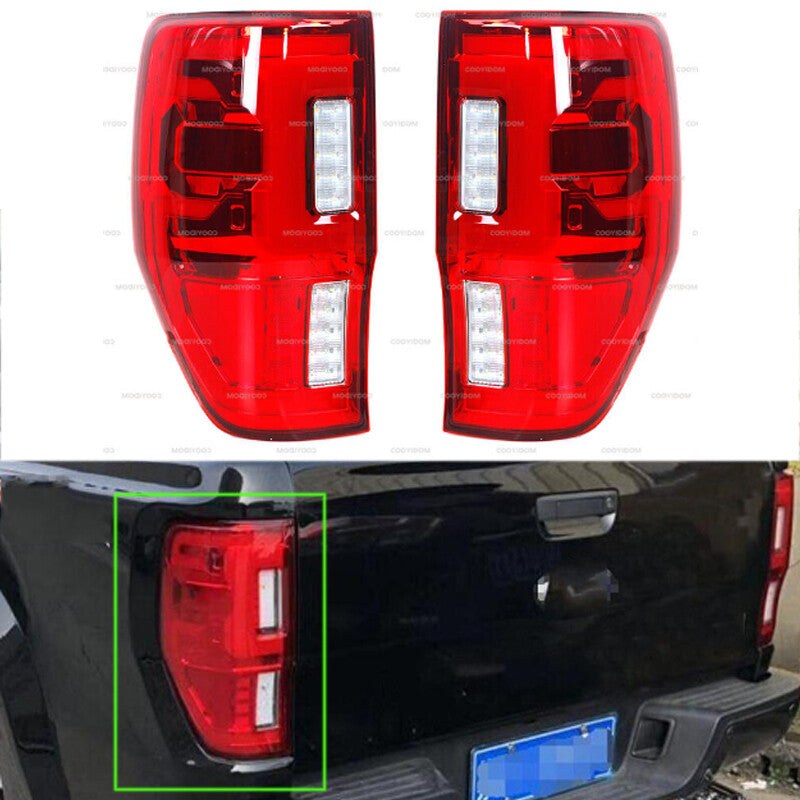 for FORD RANGER T6/T7/PX/MK1/MK2/WILDTRAK 2012-19 Pair LED Rear Tail Lamp