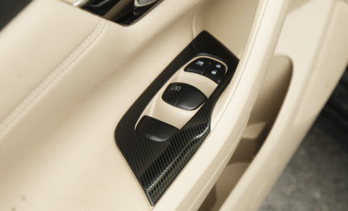for Nissan Teana Altima 2013-18 carbon steel window lift panel switch cover trim