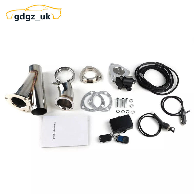 3 3inch Stainless Exhaust Valve Dump Valve Control Motor ManualRemote Switch