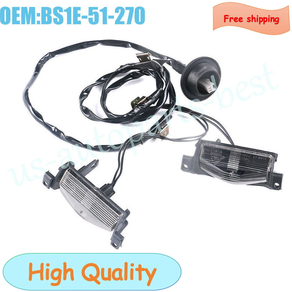 Rear License Plate Light Assembly Fit for Mazda 3 2009 2010 2011 2012 2013