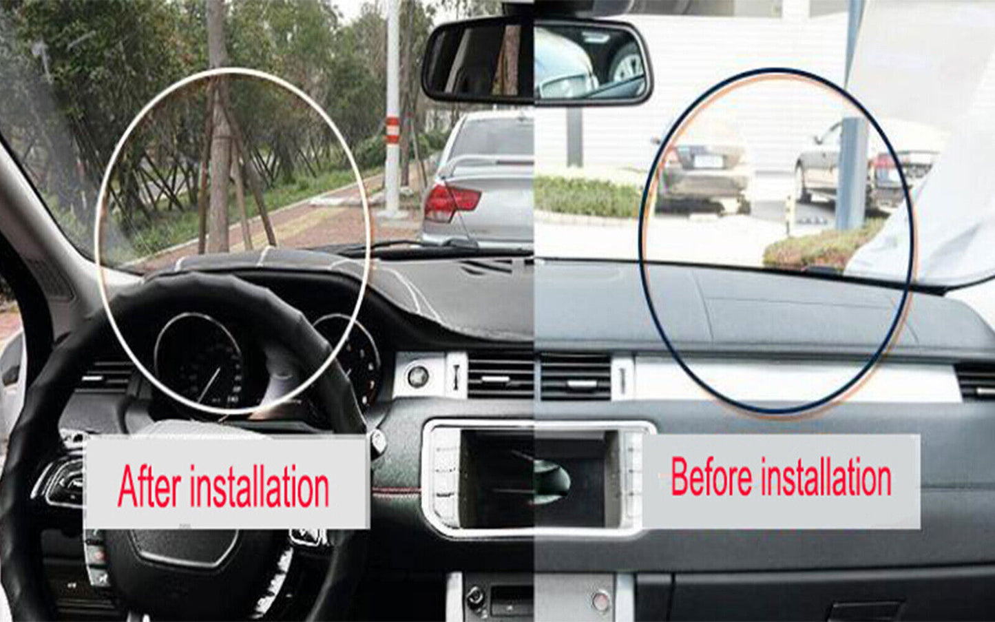 1X PU leather Dashboard Dash Mat Non-slip DashMat Shade For M- for Benz GLA 2015-2020
