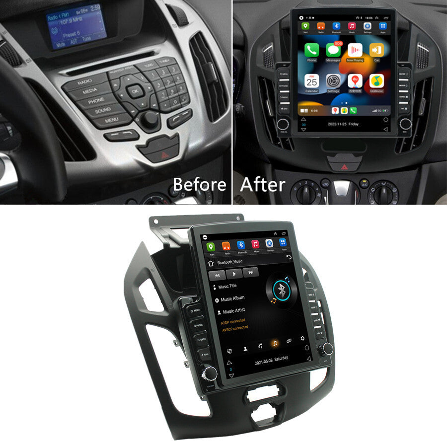 9.7 For 2014-2018 for Ford Transit Connect Carplay Stereo Radio Head Unit 4+32GB FM