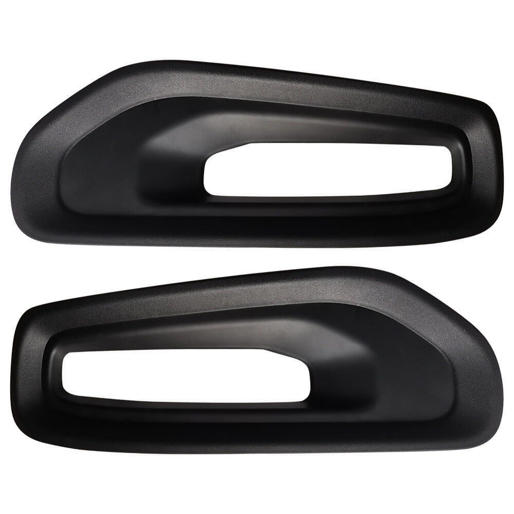 2Pcs Fog Light Bezel Cover Left Right for 2019-2021 for Ram 1500 Replacement Black