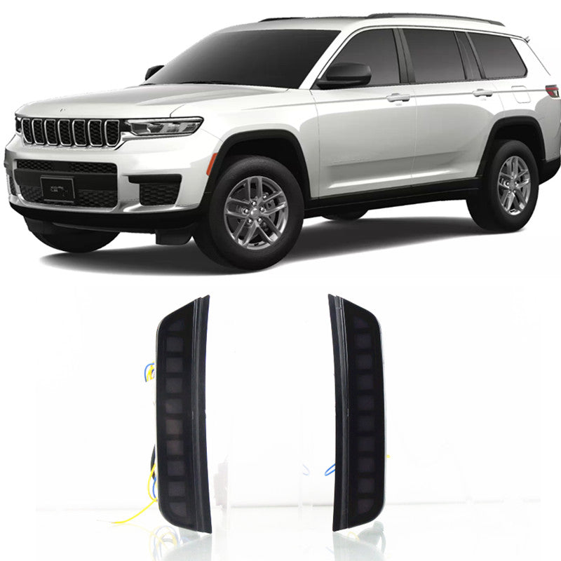 Suitable for 2022-2024 for Jeep Grand Cherokee L Daytime Running Light Side LED Light Kit (2-piece set)