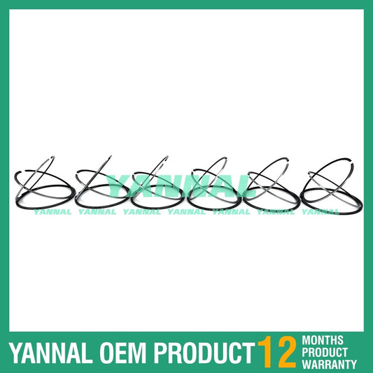 6x 211-4321 Piston Ring STD for Caterpillar 3306 Engine Parts