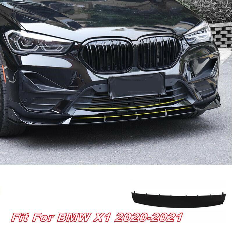 ABS Black Front Bumper Diffuser Spoiler Board 1PCS Fit For 2020-2021 for BMW X1 F48