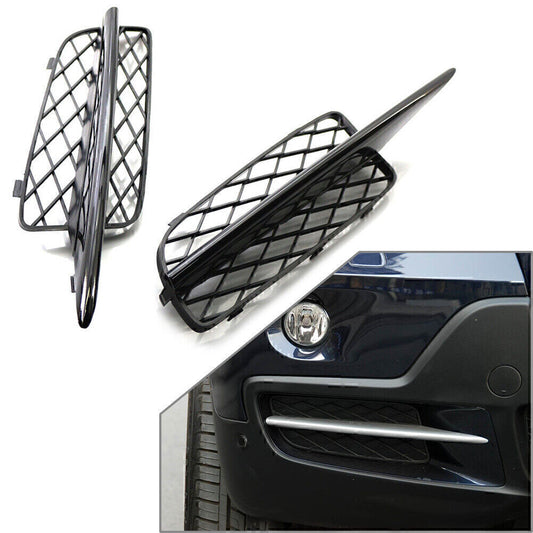 Pair Front Bumper Fog Light Grill for BMW X5 E70 2007-2010 2009 2008 Left+Right
