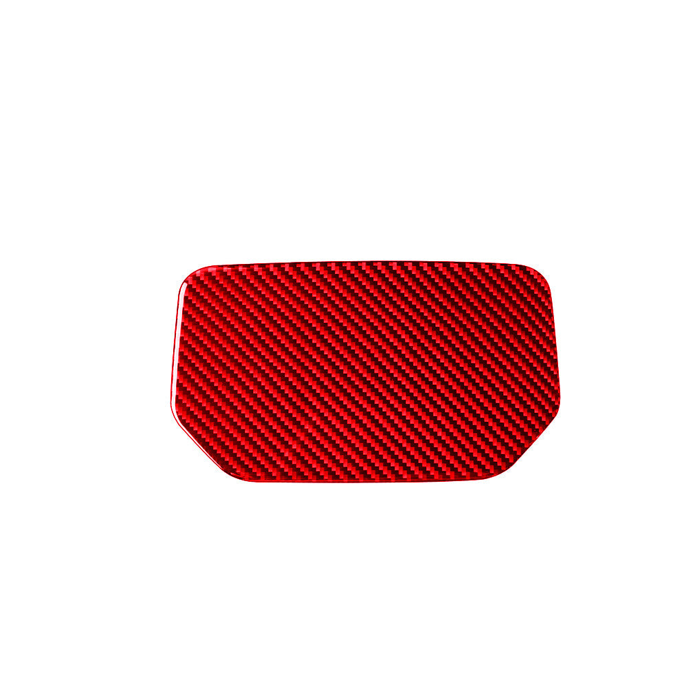 Red Storage Box Pad Panel Trim Interior Carbon Fiber for TOYOTA TUNDRA 2014-2018