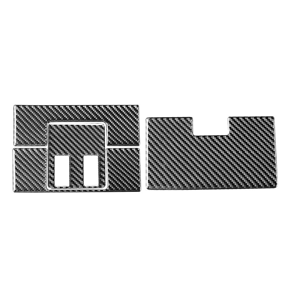 Interior Reading Light Panel Cover Trim 4Pcs for Toyota Tundra 2014-2021 Black