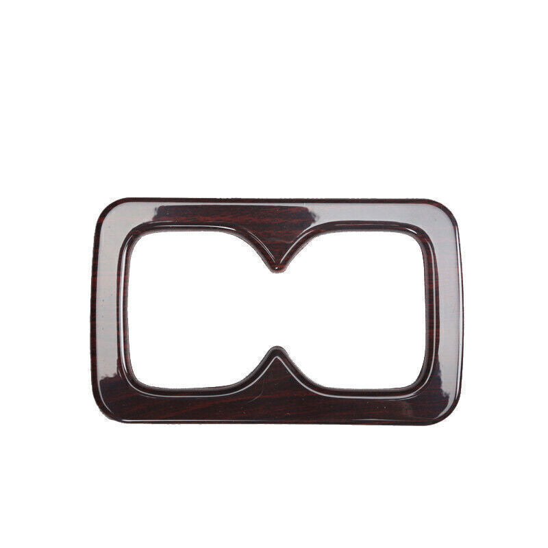 Rear Water Cup Holder Panel Trim Fit for Nissan Sentra 2013-2019 Red Wood Grain