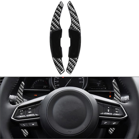Black Steering Wheel Shift Paddle for Mazda 3 6 Atenza Axela CX-3 CX-4 CX-5 MX-5