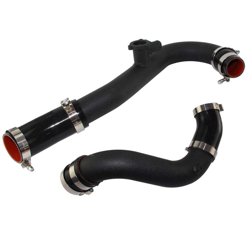 Intercooler Pipe Kit Compatible for Ford for Mustang EcoBoost 2015-2022 Black