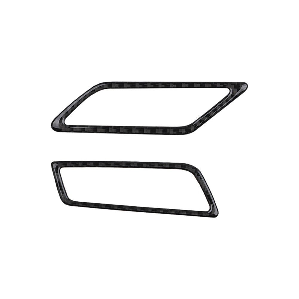 2X Carbon Fibre Vent Outlet Trim for VW for Golf 8 MK8 GTI 2020-2021