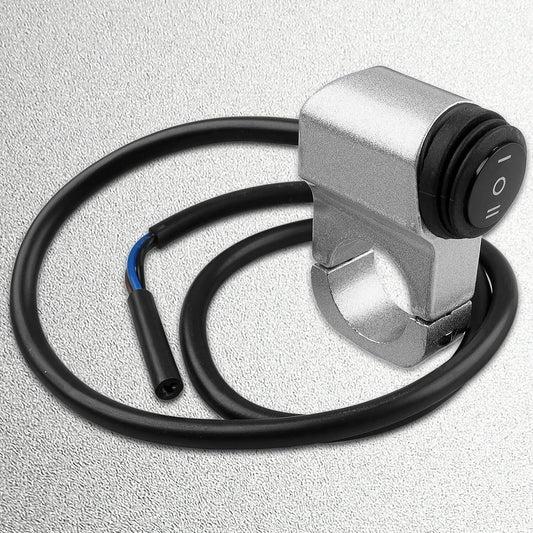 12V Waterproof Motorcycle ATV Handlebar Headlight Switch,7/8 22-23mm Handlebar