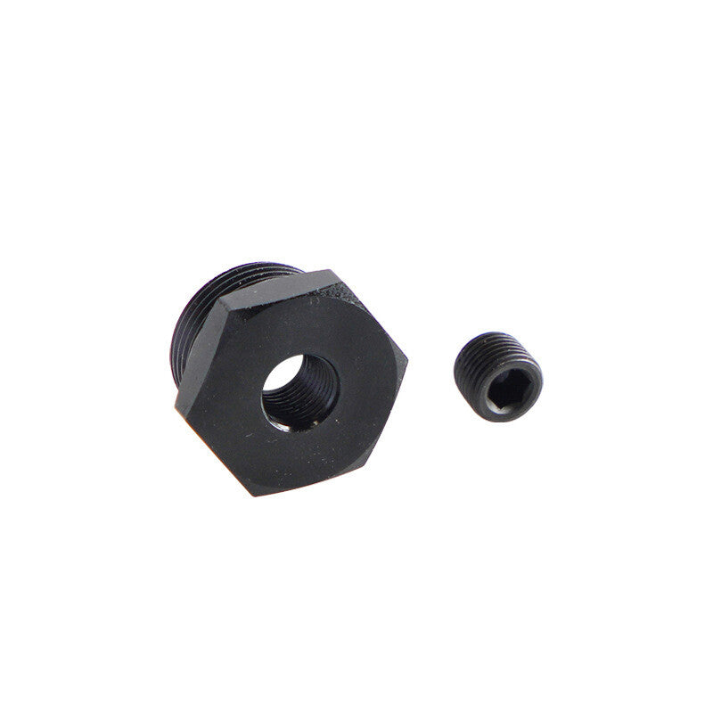 Black intake manifold plug sensor threaded adapter M22 x 1.5 to 1/8 - 27 NPT