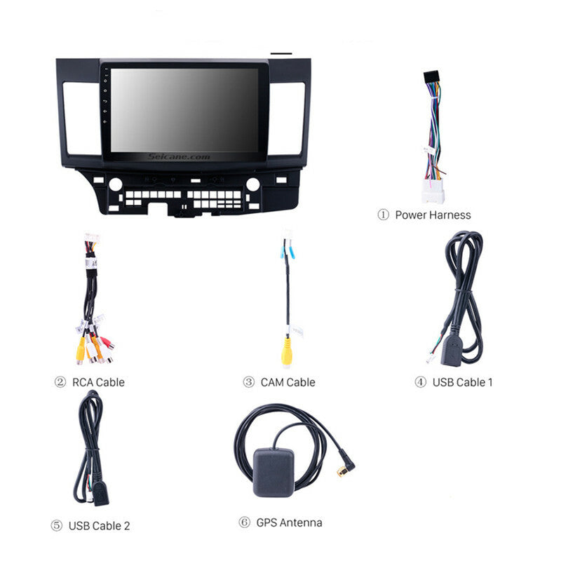 Car Android FM Radio Multimedia Player for Mitsubishi Lancer Navigation HeadUnit