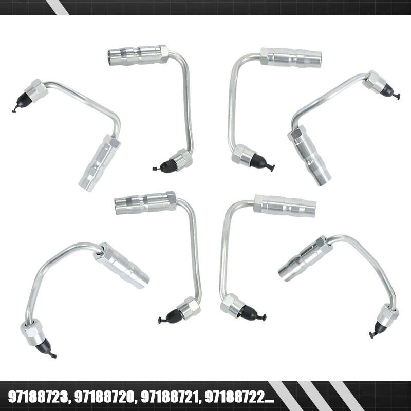 8 x/Set Fuel Injector Lines Fit for Chevrolet for GMC Duramax 6.6 LB7 2001-2004