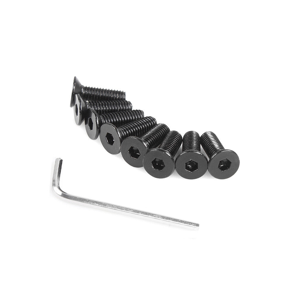 Steering Wheel Screw Kit countersunk Head 6 piece Black Fits Most Brand